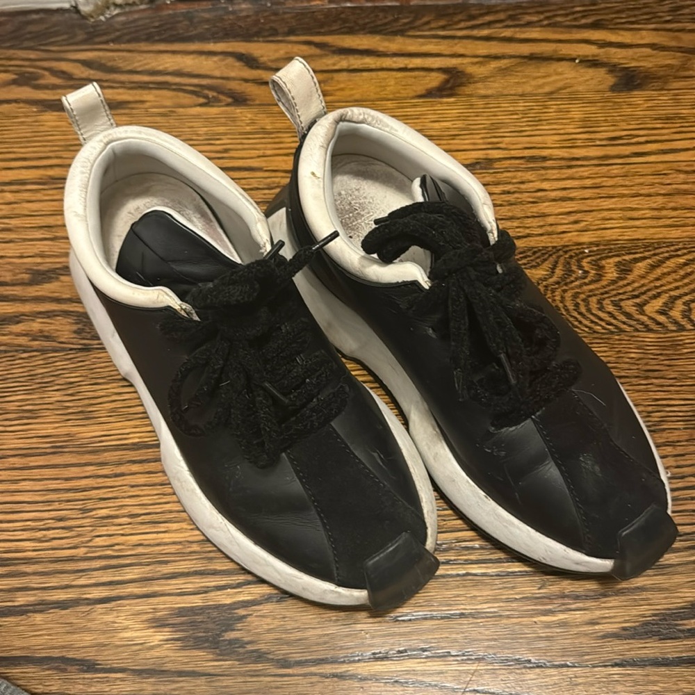 Giuseppe zanotti black leather sneakers